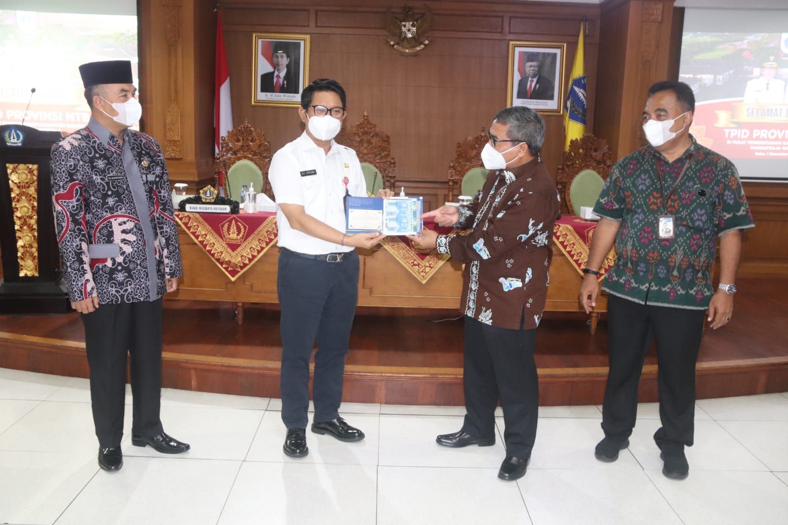 podiumnews.com-Sharing Info Kegiatan Inflasi Daerah, Badung Terima Kunjungan TPID NTB